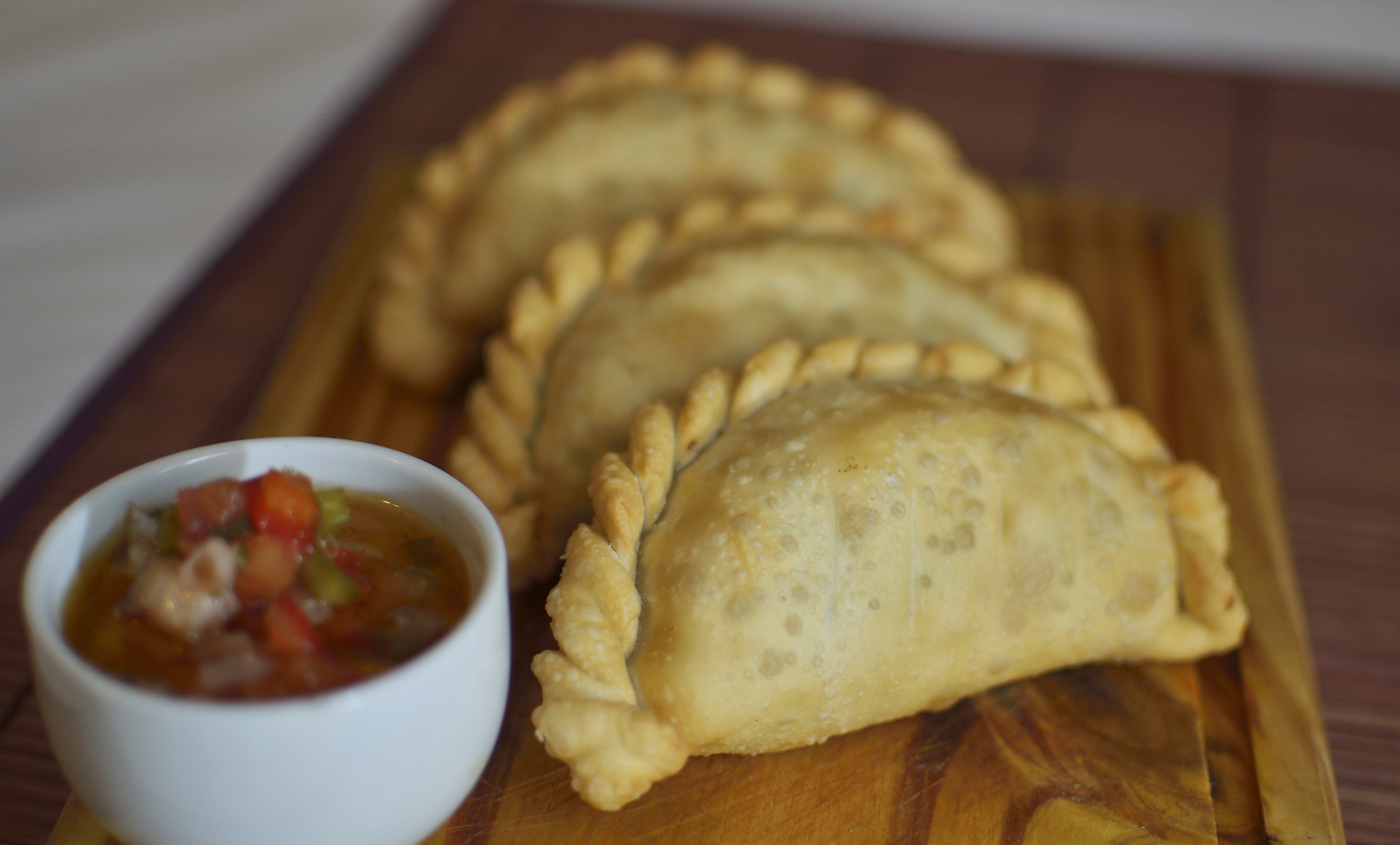 Empanadas fritas de carne - Fondo de Olla